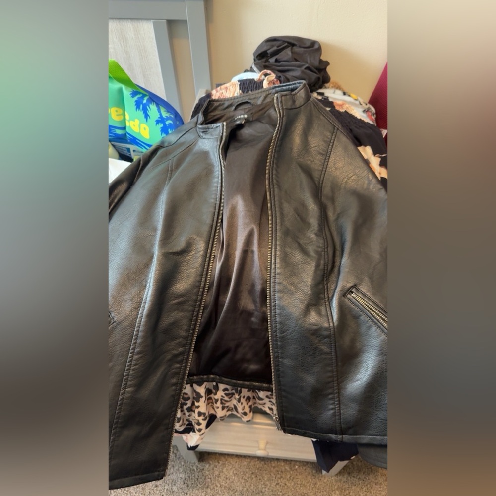 Torrid Black Leather Jacket
